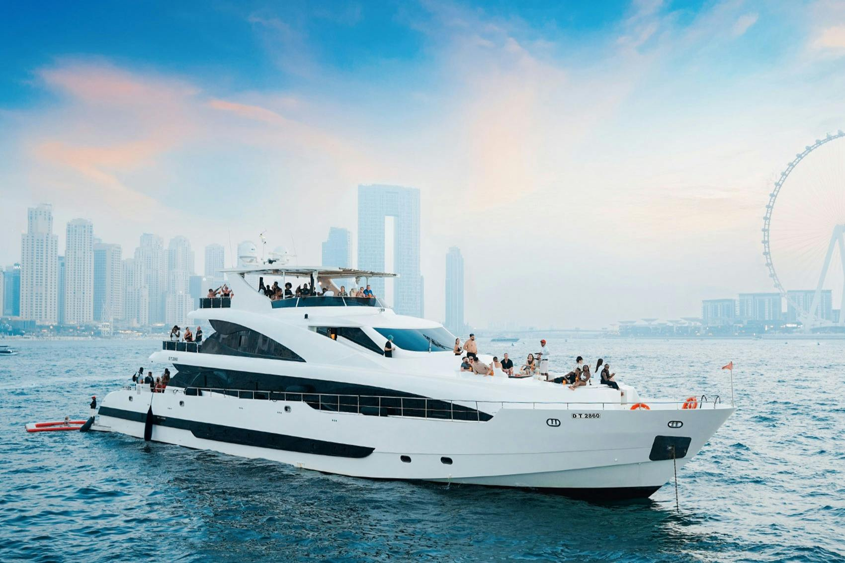 Dubai Harbor: Superyacht Experience with Live Music & Drinks - Photo 1 of 8